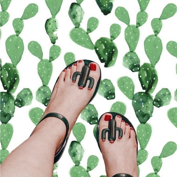 Katy Perry  Cactus The Geli Scented Jelly Sandals - Size 6 - Picture 3 of 12